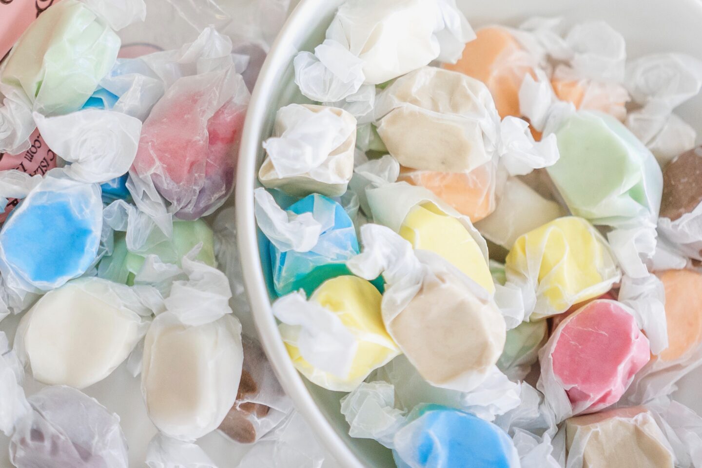 Salt Water Taffy from Ryba's Fudge Shop on Mackinac Island