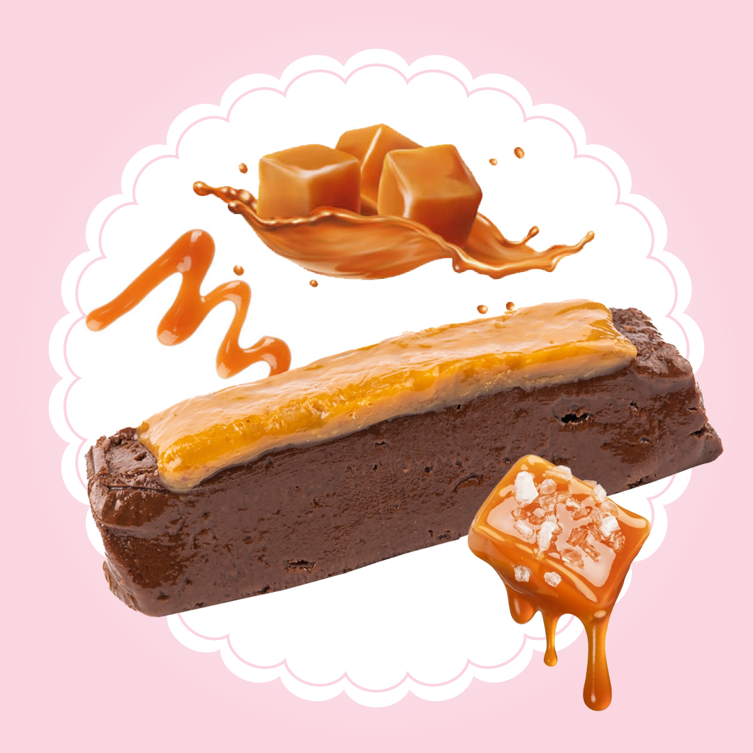 sea salt caramel fudge graphic