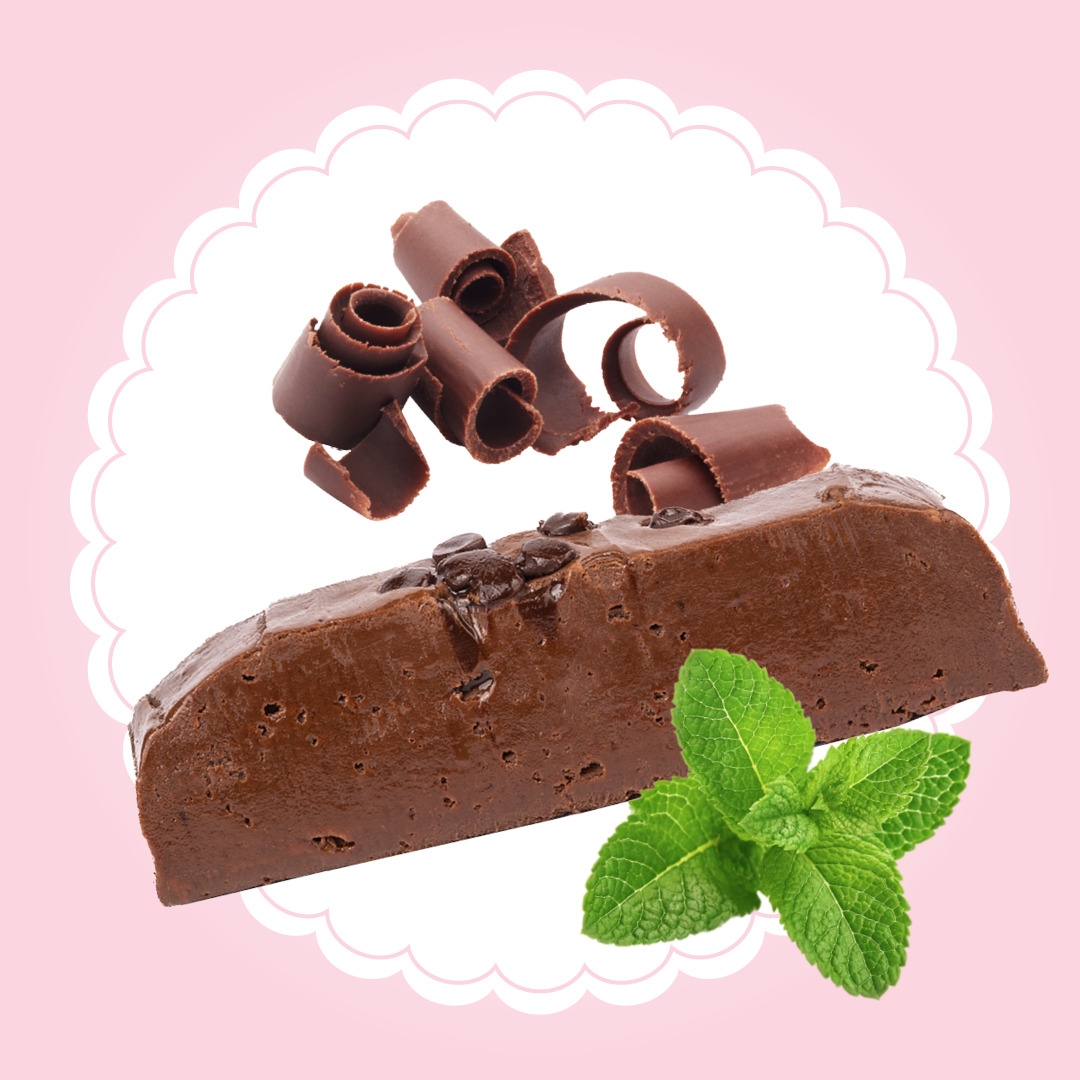 chocolate mint fudge graphic