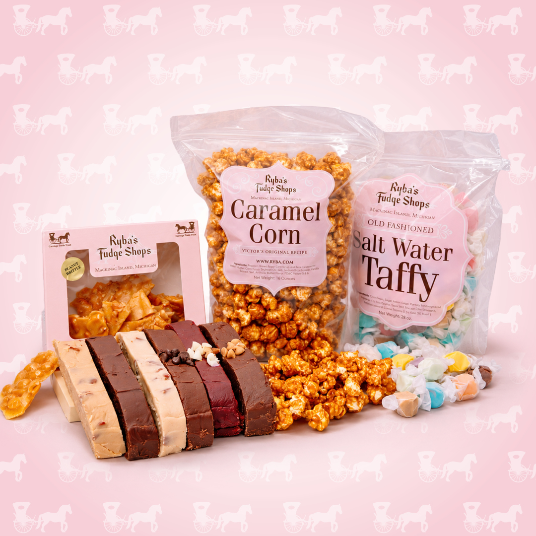 The Best of Mackinac Package from Ryba's Fudge Shops.