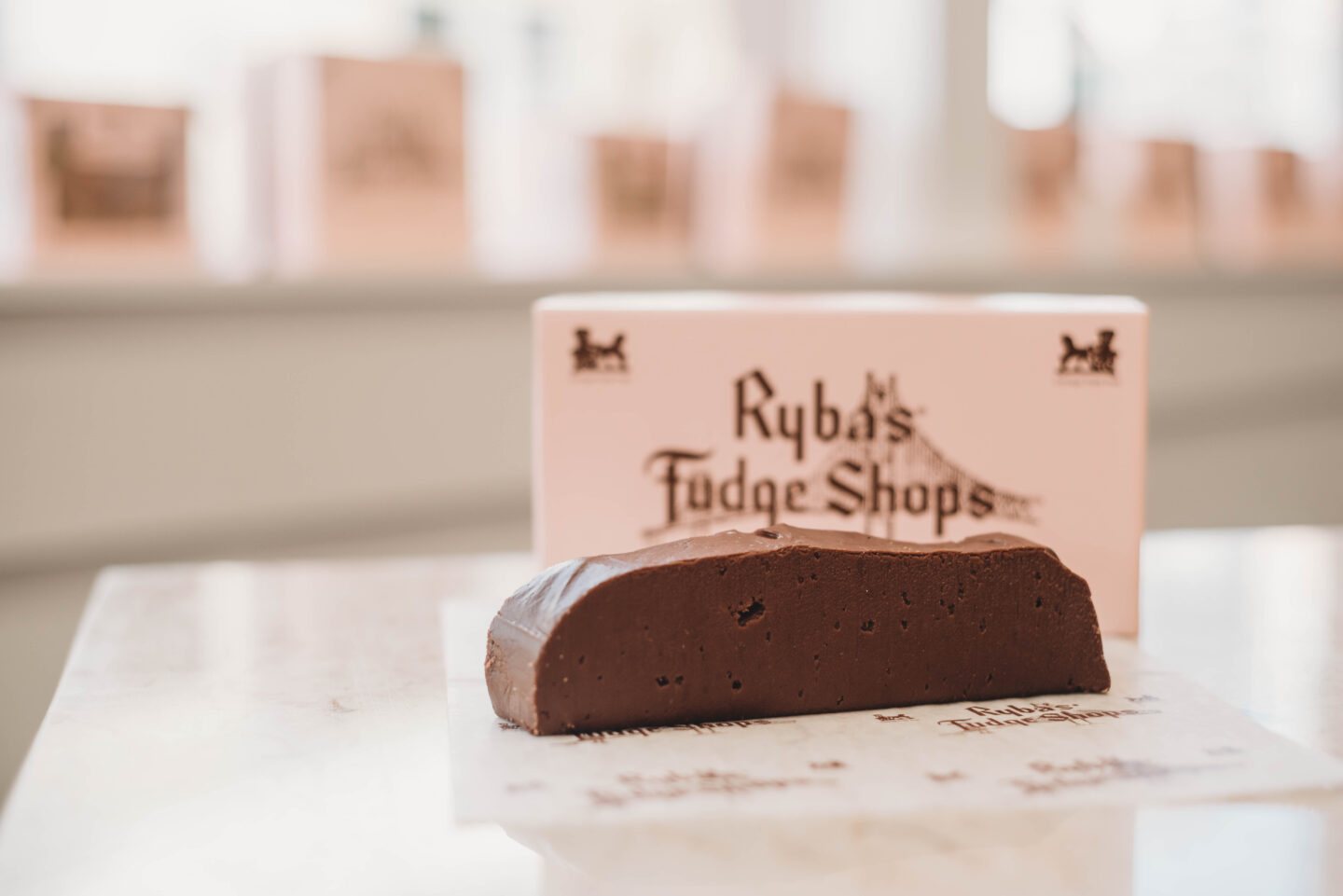 Ryba's Fudge Shop - Single Slice of Chocolate fudge