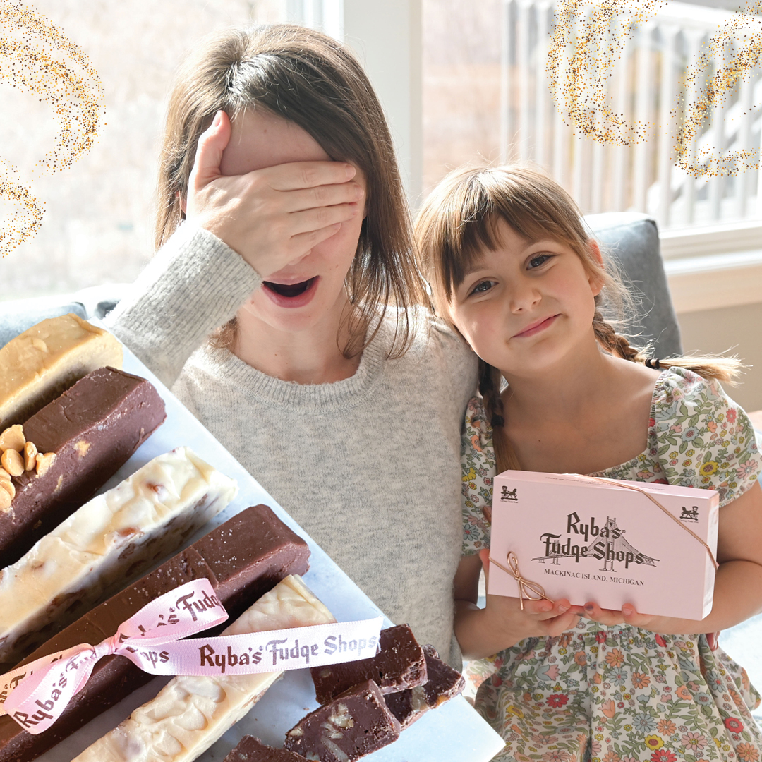 Gifts for Mother's Day from Ryba's Mackinac Island Fudge