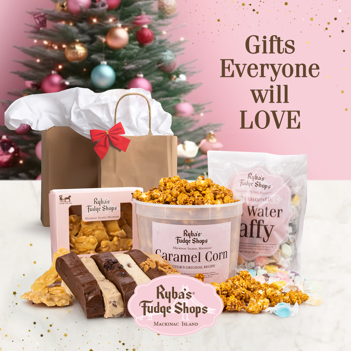 Choose gifts everyone will love from Ryba's Fudge.